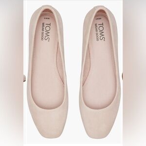Toms Briella Pink Ballet Flats Minimalist Design